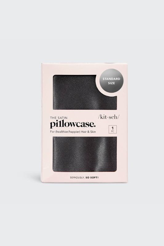 Satin Pillowcase - Charcoal