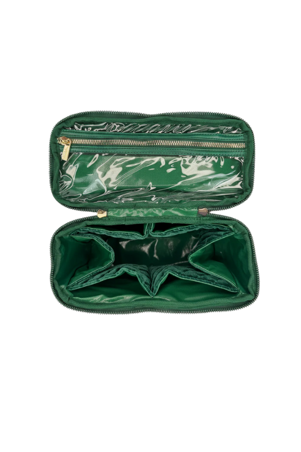 PurseN Train Case - Emerald Velvet