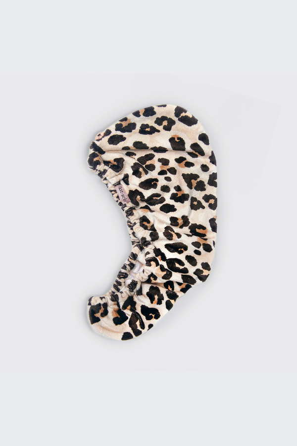 Quick Dry Hair Towel - Leopard