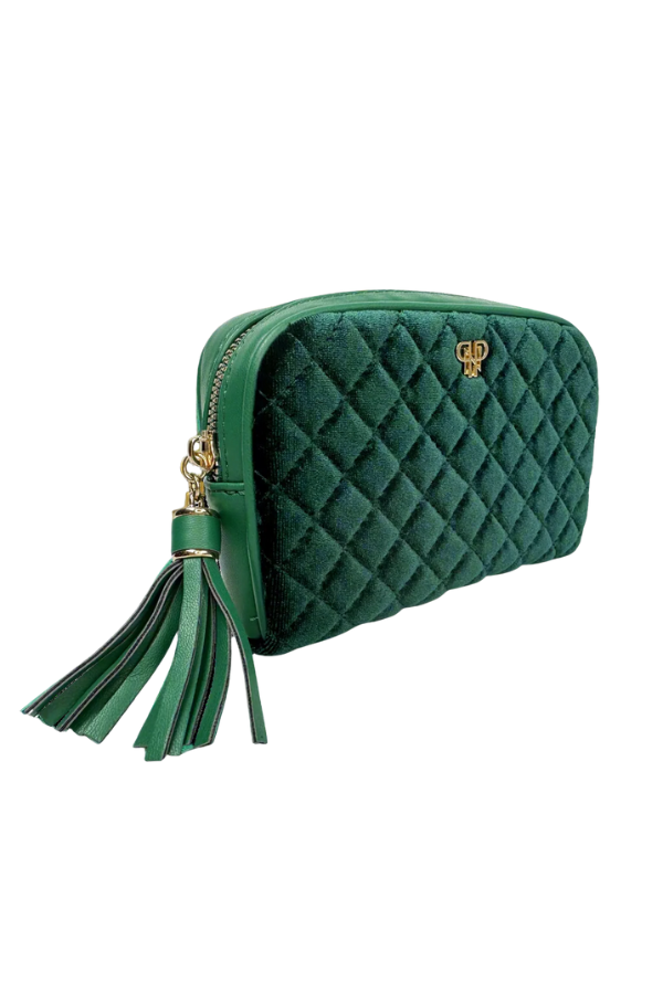 PurseN Glam Makeup Case - Emerald Velvet