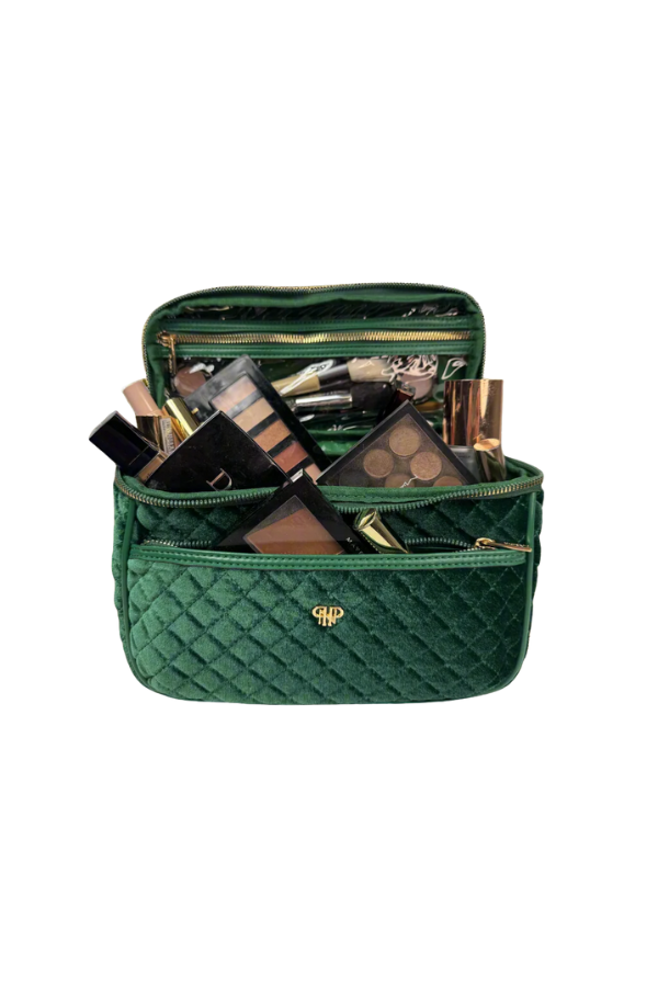 PurseN Train Case - Emerald Velvet