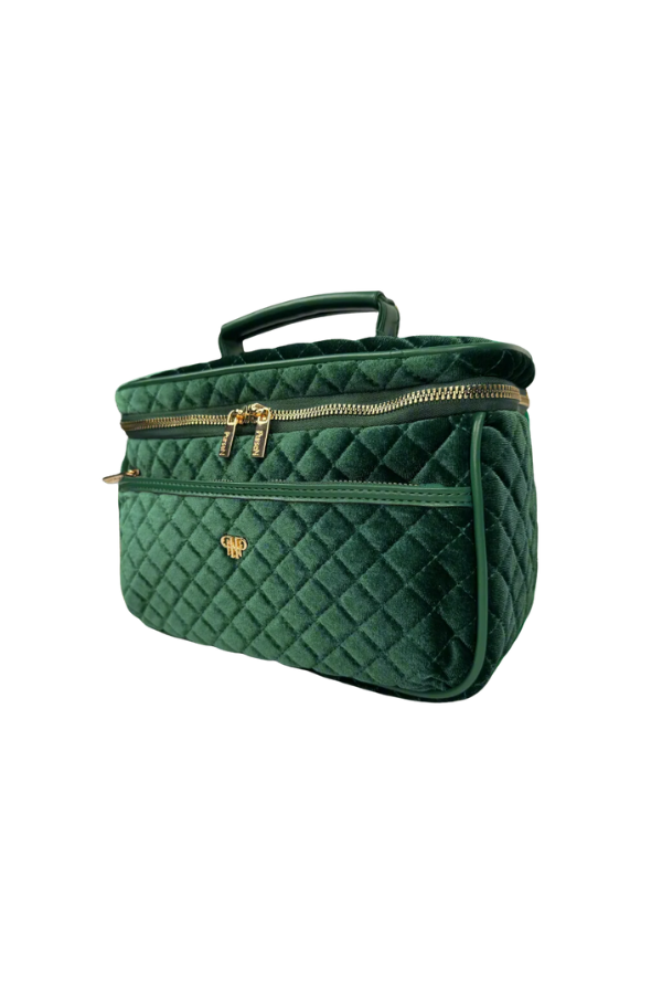 PurseN Train Case - Emerald Velvet