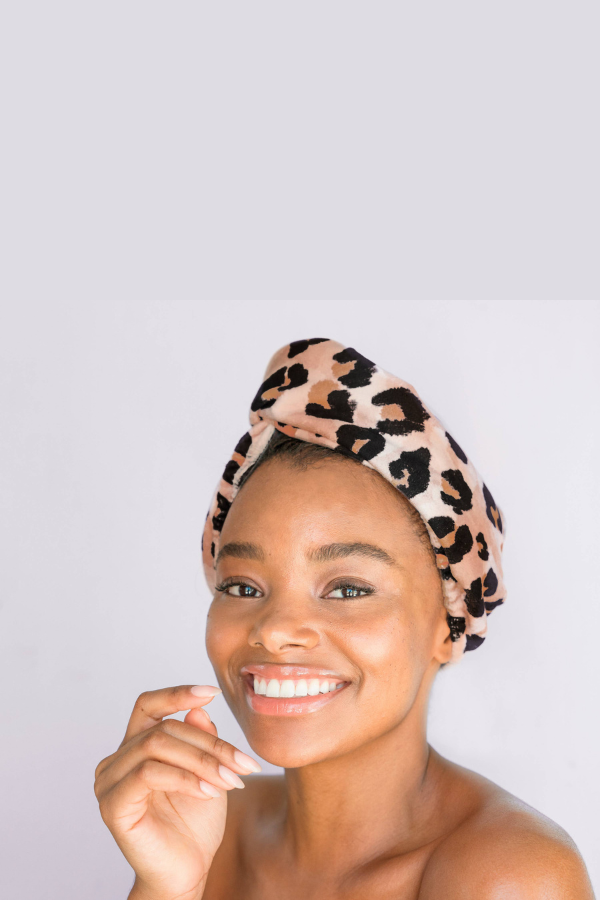 Quick Dry Hair Towel - Leopard