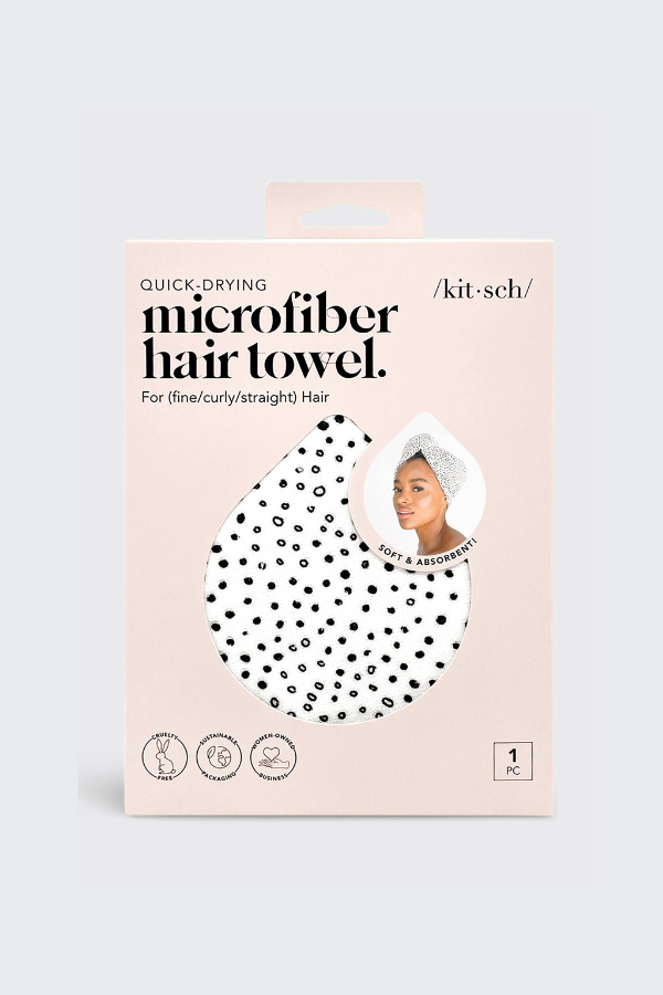Quick Dry Hair Towel - Micro Dot