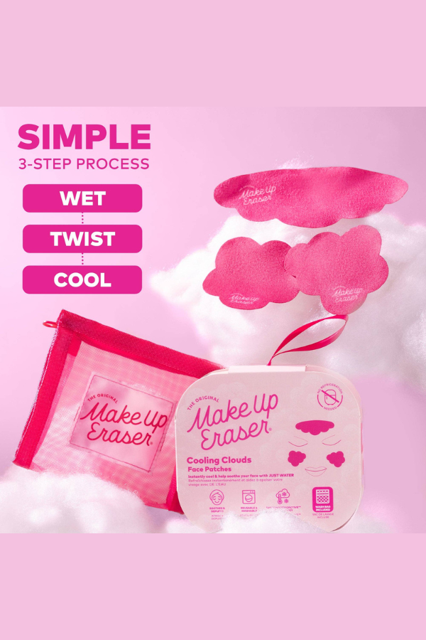 Facial Cooling Clouds Reusable Patches | Instant Cooling