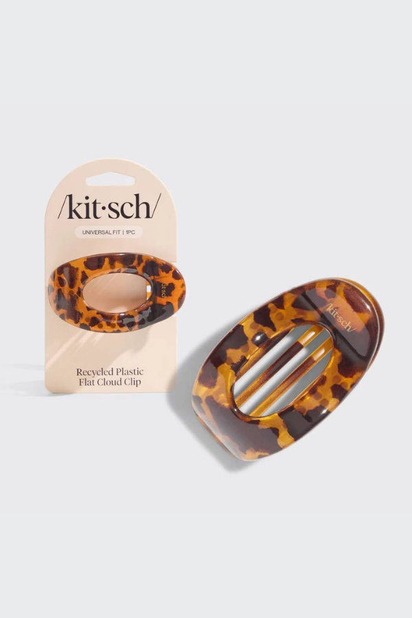 Recycled Plastic Medium Flat Cloud Clip - Tort