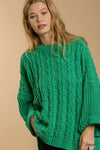 Long Sleeve Chenille Sweater