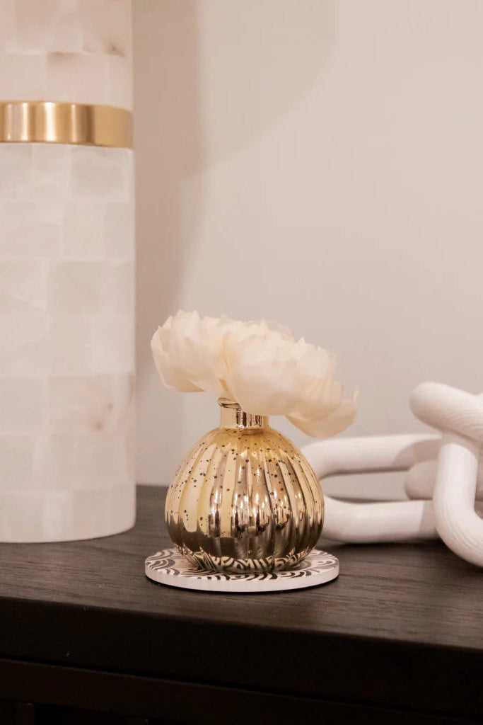 Sweet Grace Mercury Glass Flower Diffuser