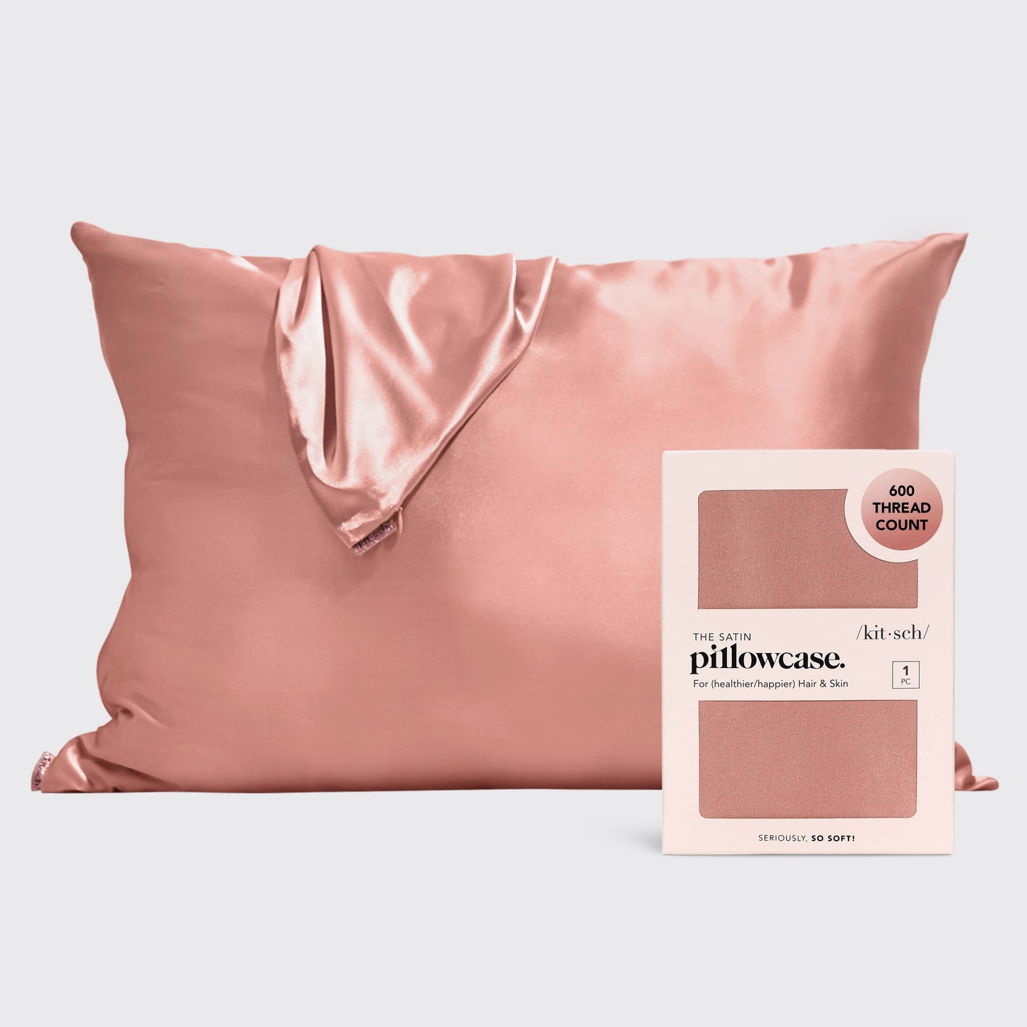 Satin Pillowcase - Blush