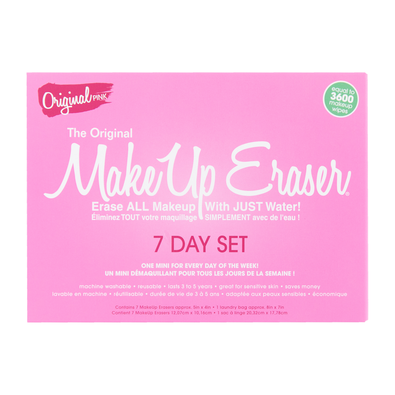 Makeup Eraser Pink 7-Day Set