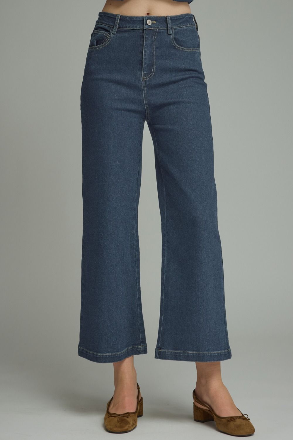 The Everyday Crop Denim Pant