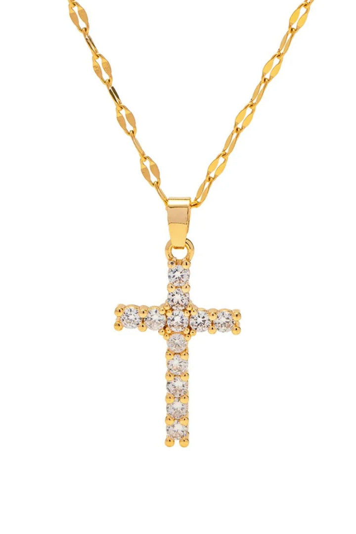 The Sparkle Cross Necklace