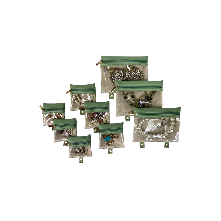 PurseN Trinity Jewelry Binder - Sage